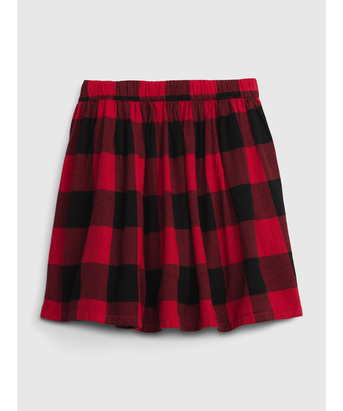 GAP（ギャップ）の「バッファローチェックスカート (キッズ)（スカート・キッズ・レッド・XL/XXL/L/M/XS/S）」の3枚目の写真