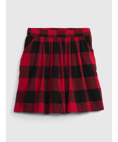 GAP（ギャップ）の「バッファローチェックスカート (キッズ)（スカート・キッズ・レッド・XL/XXL/L/M/XS/S）」の4枚目の写真