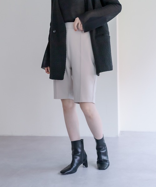 mystic(ミスティック)の「【サイズ展開あり】スリムハーフパンツ(その他パンツ・レディース・アイボリー/ブラック・1/2)」の21枚目の写真
