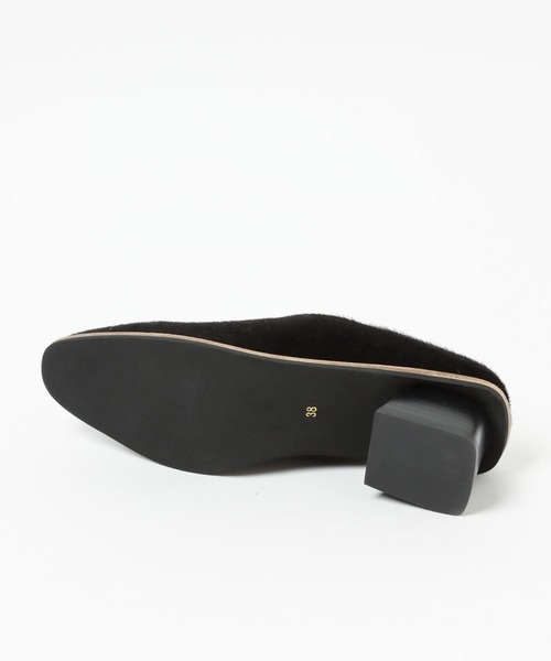 A part by（アパートバイ）の「アニマルヒールサボ　124926（スリッポン・レディース・ブラック/ベージュ系その他・MEDIUM/LARGE）」の6枚目の写真