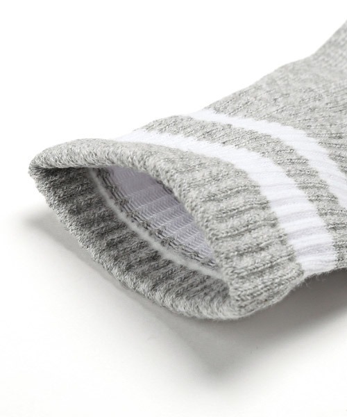 THE SOX（ザ ソックス）の「THESOX(ザソックス)2本ラインソックス（ソックス/靴下・メンズ・グレー/ホワイト/ブラック・FREE）」の9枚目の写真