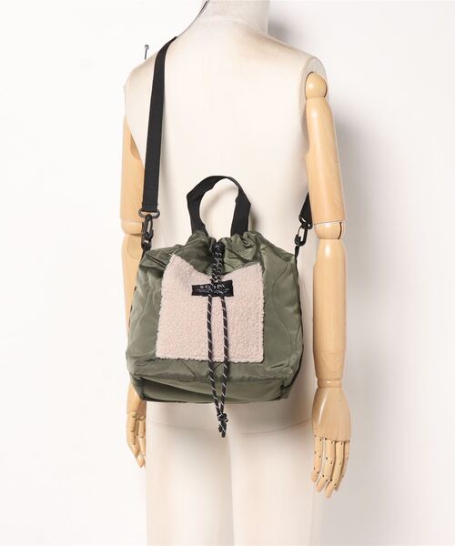 DONOBAN（ドノバン）の「キルトボアドロストショルダー（ショルダーバッグ・レディース・ブラック/グレー/カーキ・FREE）」の4枚目の写真