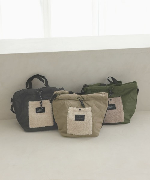 DONOBAN（ドノバン）の「キルトボアドロストショルダー（ショルダーバッグ・レディース・ブラック/グレー/カーキ・FREE）」の13枚目の写真