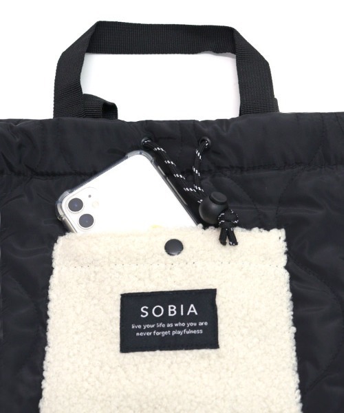 DONOBAN（ドノバン）の「キルトボアドロストショルダー（ショルダーバッグ・レディース・ブラック/グレー/カーキ・FREE）」の20枚目の写真