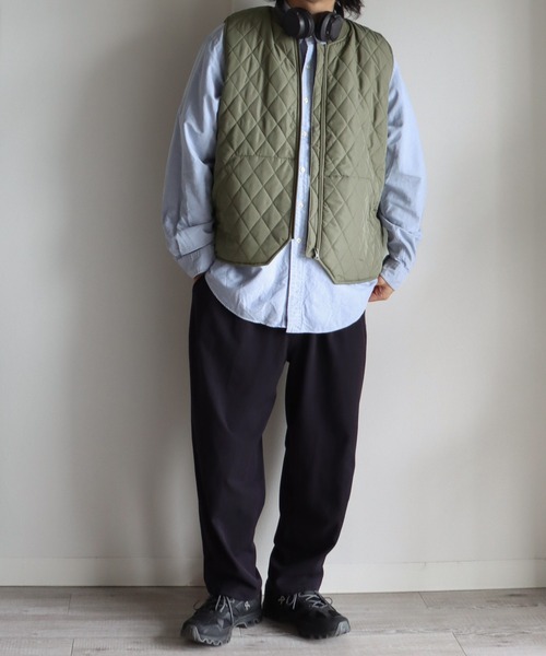 COURO（コウロ）の「ダイヤキルトエコダウンベスト（ダウンベスト・レディース・ブラック/カーキ・FREE）」の20枚目の写真