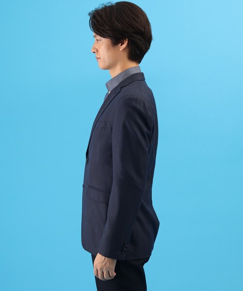 TAKEO KIKUCHI(タケオキクチ)の「◆AVANT(R)MOVE 4WAYバーズアイ ジャケット/ セットアップ対応(スーツジャケット・メンズ・ネイビー・02/03/04)」の4枚目の写真