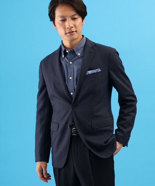 TAKEO KIKUCHI(タケオキクチ)の「◆AVANT(R)MOVE 4WAYバーズアイ ジャケット/ セットアップ対応(スーツジャケット・メンズ・ネイビー・02/03/04)」の15枚目の写真