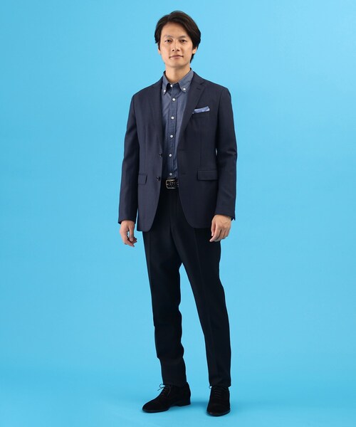 TAKEO KIKUCHI(タケオキクチ)の「◆AVANT(R)MOVE 4WAYバーズアイ ジャケット/ セットアップ対応(スーツジャケット・メンズ・ネイビー・02/03/04)」の17枚目の写真