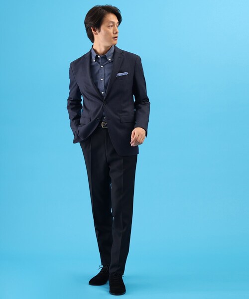 TAKEO KIKUCHI(タケオキクチ)の「◆AVANT(R)MOVE 4WAYバーズアイ ジャケット/ セットアップ対応(スーツジャケット・メンズ・ネイビー・02/03/04)」の20枚目の写真