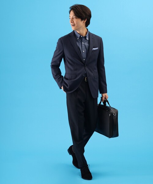 TAKEO KIKUCHI(タケオキクチ)の「◆AVANT(R)MOVE 4WAYバーズアイ ジャケット/ セットアップ対応(スーツジャケット・メンズ・ネイビー・02/03/04)」の21枚目の写真