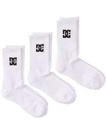 DC SHOES（ディーシーシューズ）の「SPP DC CREW 3PK/DC3Pソックス・靴下（ソックス/靴下・メンズ）」