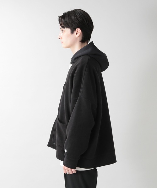 DISCUS(ディスカス)の「DISCUS/フリースカーディガン(カーディガン/ボレロ・メンズ・グリーン/ブラック・LARGE/X-LARGE)」の19枚目の写真