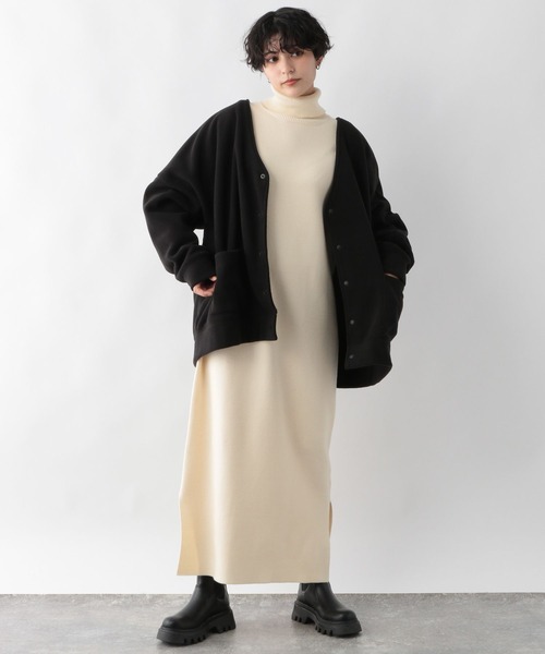 DISCUS(ディスカス)の「DISCUS/フリースカーディガン(カーディガン/ボレロ・メンズ・グリーン/ブラック・LARGE/X-LARGE)」の3枚目の写真