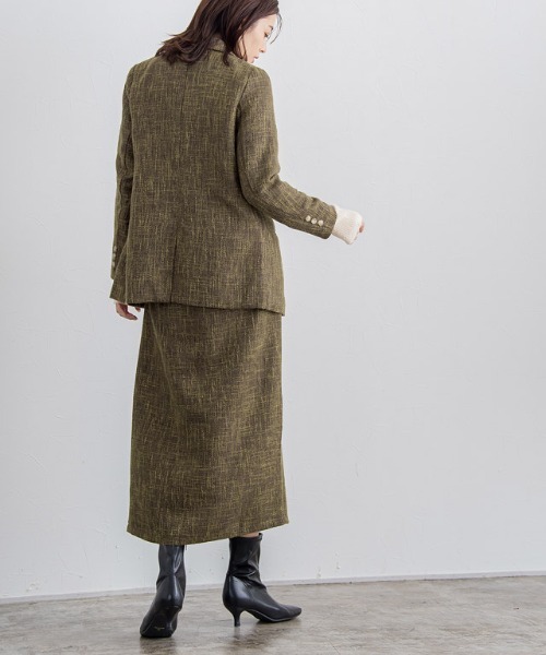 Pierrot(ピエロ)の「ツイードIラインスカート(スカート・レディース・ブラック/ブラウン・M/L)」の17枚目の写真