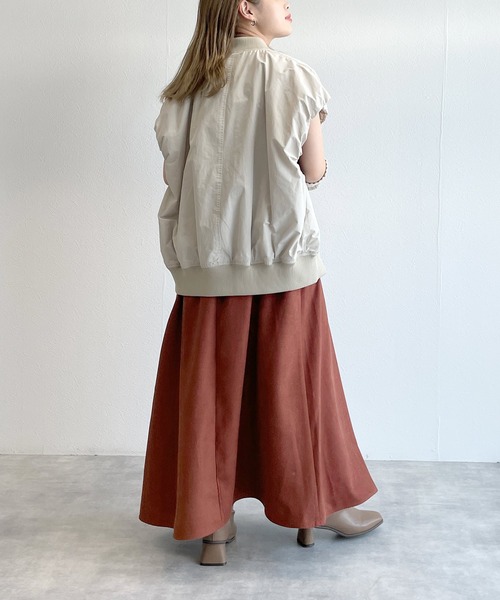 w closet(ダブルクローゼット)の「【前後2WAY】バックリボン切替キャミワンピース(ワンピース・レディース・ワインレッド/ブルー/ブラック・FREE)」の16枚目の写真