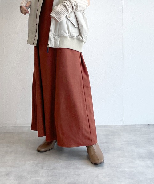 w closet(ダブルクローゼット)の「【前後2WAY】バックリボン切替キャミワンピース(ワンピース・レディース・ワインレッド/ブルー/ブラック・FREE)」の19枚目の写真