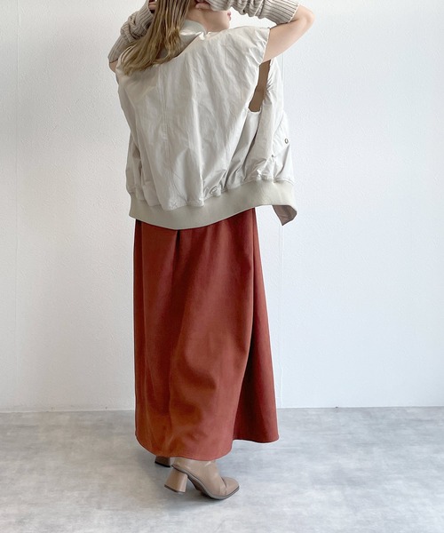 w closet(ダブルクローゼット)の「【前後2WAY】バックリボン切替キャミワンピース(ワンピース・レディース・ワインレッド/ブルー/ブラック・FREE)」の20枚目の写真