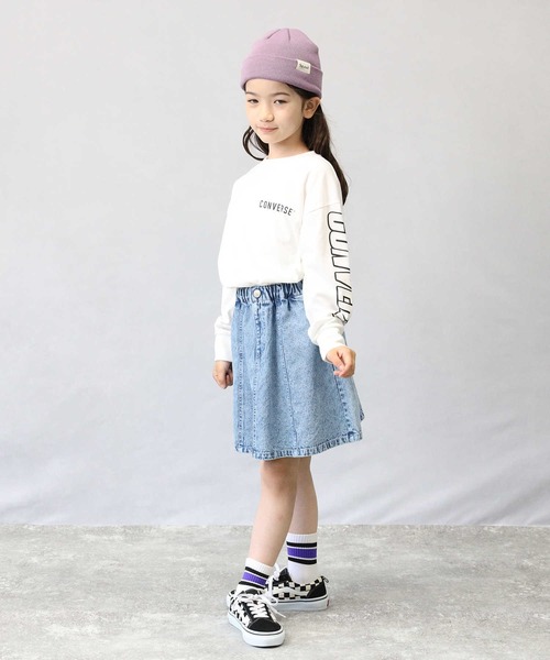 MPS（エムピーエス）の「【MPS】フレアスカート（スカート・キッズ・ライトインディゴブルー/ダークインディゴブルー/ブラック・120/130/140/150/105）」の5枚目の写真