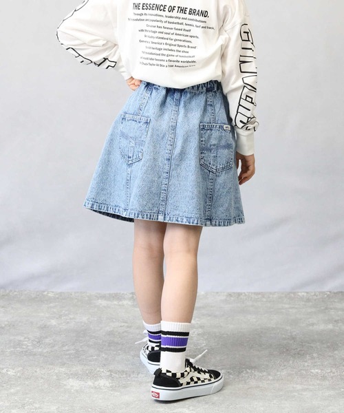 MPS（エムピーエス）の「【MPS】フレアスカート（スカート・キッズ・ライトインディゴブルー/ダークインディゴブルー/ブラック・120/130/140/150/105）」の8枚目の写真