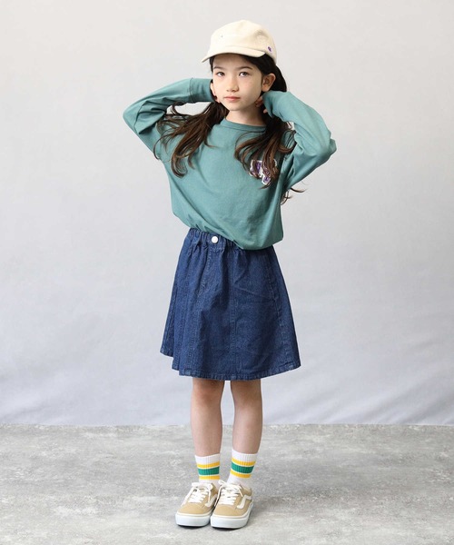 MPS（エムピーエス）の「【MPS】フレアスカート（スカート・キッズ・ライトインディゴブルー/ダークインディゴブルー/ブラック・120/130/140/150/105）」の15枚目の写真