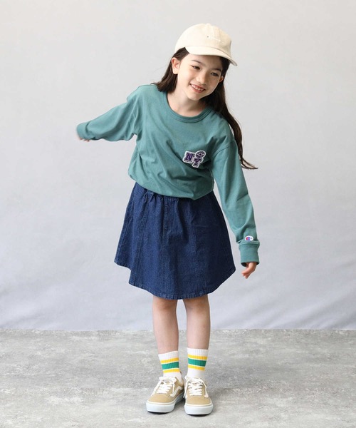 MPS（エムピーエス）の「【MPS】フレアスカート（スカート・キッズ・ライトインディゴブルー/ダークインディゴブルー/ブラック・120/130/140/150/105）」の16枚目の写真