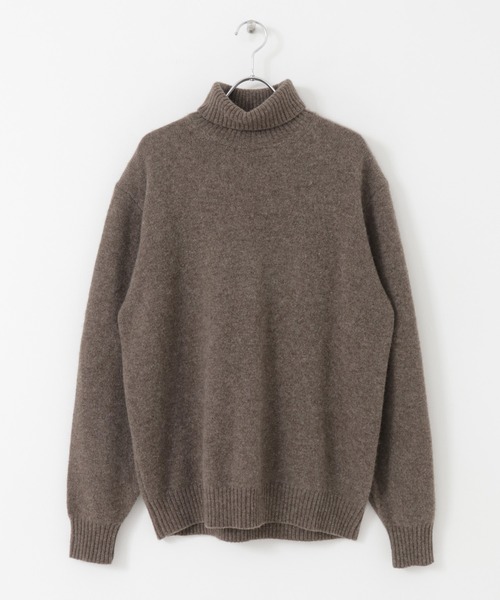 URBAN RESEARCH（アーバンリサーチ）の「ヤクウールタートルネックニット（ニット/セーター・メンズ・ナチュラル/チャコールグレー/ブラウン・LARGE/SMALL/MEDIUM）」の20枚目の写真