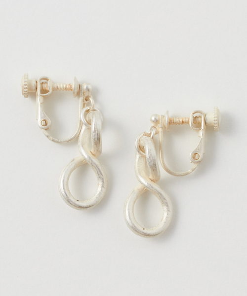 collex(コレックス)の「【Ljud/ユード】Peaceネジリリングイヤリング(イヤリング・レディース・シルバー/ゴールド・フリー)」の2枚目の写真