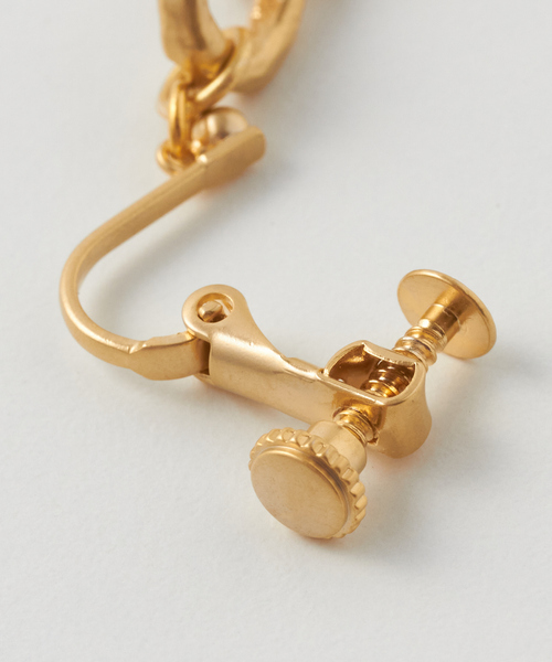 collex(コレックス)の「【Ljud/ユード】Peaceネジリリングイヤリング(イヤリング・レディース・シルバー/ゴールド・フリー)」の6枚目の写真