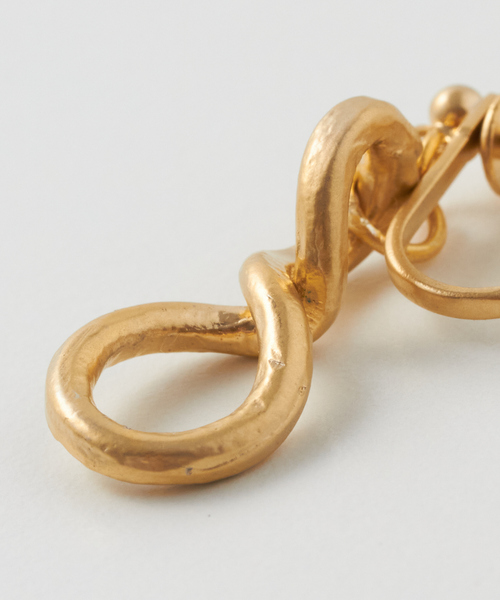 collex(コレックス)の「【Ljud/ユード】Peaceネジリリングイヤリング(イヤリング・レディース・シルバー/ゴールド・フリー)」の5枚目の写真