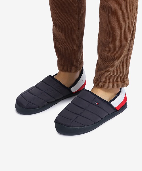 TOMMY HILFIGER(トミーヒルフィガー)の「コンフォートキルティングホームスリッパ(その他シューズ・メンズ・ネイビー・25.5cm/26.5cm/28cm)」の8枚目の写真