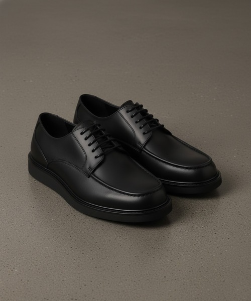 DEDESKEN(デデスケン)の「DEDEsKEN 超軽量 EVAソール 牛革 シューズ(ドレスシューズ・メンズ・ブラック系その他/ブラック系その他3/ブラック/ブラック系その他2・L/M/LL)」の2枚目の写真