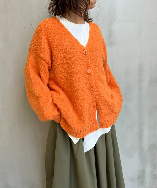 y/m(イム)の「ブークレカーディガン(カーディガン/ボレロ・レディース・ブラック/ブルー/ピンク/グリーン/オレンジ・FREE)」の20枚目の写真