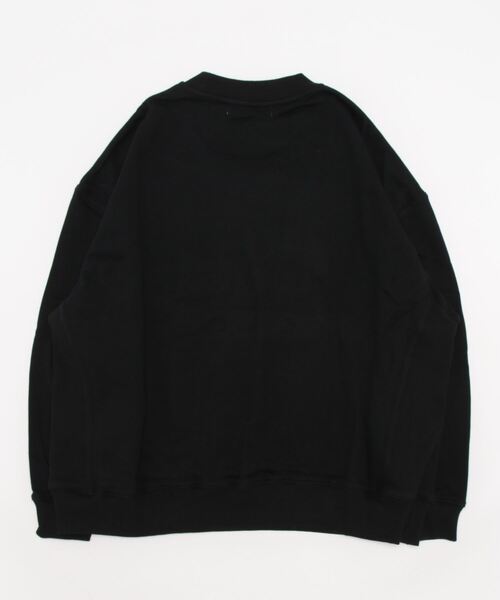 Alil(アリル)の「【Alil】アリル 裏毛 ビッグ シルエット クルーネック スウェット プルオーバー 大人カジュアル(スウェット・メンズ・ブラック/杢グレー/グレイッシュベージュ/オフホワイト/ブラウン・LARGE/MEDIUM/SMALL)」の6枚目の写真