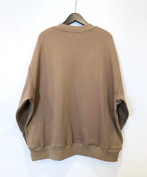 Alil(アリル)の「【Alil】アリル 裏毛 ビッグ シルエット クルーネック スウェット プルオーバー 大人カジュアル(スウェット・メンズ・ブラック/杢グレー/グレイッシュベージュ/オフホワイト/ブラウン・LARGE/MEDIUM/SMALL)」の20枚目の写真