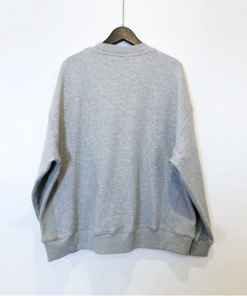 Alil(アリル)の「【Alil】アリル 裏毛 ビッグ シルエット クルーネック スウェット プルオーバー 大人カジュアル(スウェット・メンズ・ブラック/杢グレー/グレイッシュベージュ/オフホワイト/ブラウン・LARGE/MEDIUM/SMALL)」の19枚目の写真