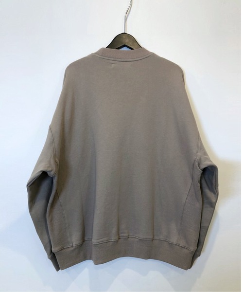 Alil(アリル)の「【Alil】アリル 裏毛 ビッグ シルエット クルーネック スウェット プルオーバー 大人カジュアル(スウェット・メンズ・ブラック/杢グレー/グレイッシュベージュ/オフホワイト/ブラウン・LARGE/MEDIUM/SMALL)」の21枚目の写真