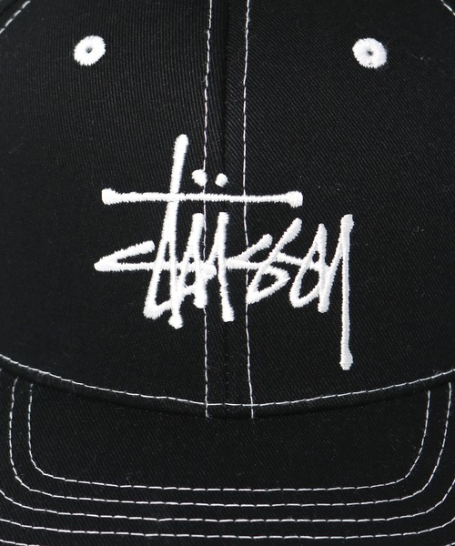 STUSSY（ステューシー）の「STUSSY/ステューシー BASIC STRUCTURED LOW PRO CAP ロゴキャップ（キャップ・メンズ・ネイビー/ブラック・FREE）」の9枚目の写真