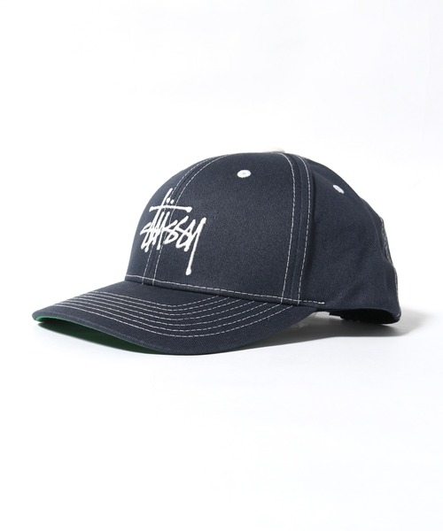 STUSSY（ステューシー）の「STUSSY/ステューシー BASIC STRUCTURED LOW PRO CAP ロゴキャップ（キャップ・メンズ・ネイビー/ブラック・FREE）」の6枚目の写真