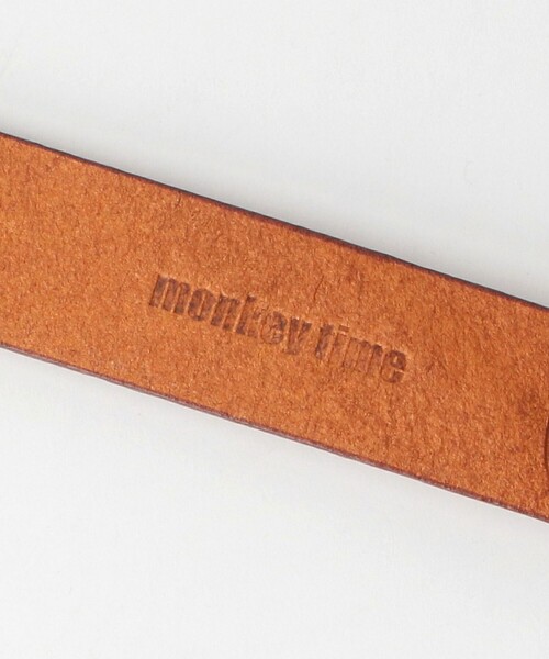 MONKEY TIME（モンキータイム）の「レザー ベルト 35mm幅（ベルト・メンズ・ブラウン/ブラック・FREE）」の6枚目の写真