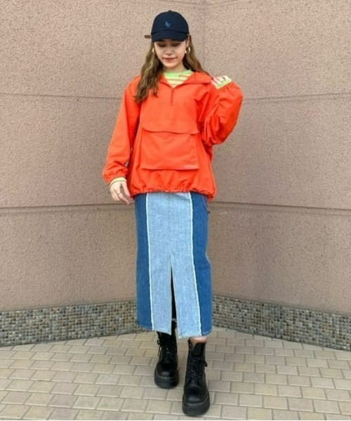 RODEO CROWNS WIDE BOWL（ロデオクラウンズワイドボウル）の「アノラックパーカー（パーカー・レディース・ブラック/ピンク/オレンジ・FREE）」の22枚目の写真