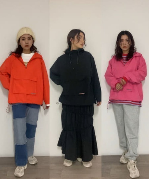 RODEO CROWNS WIDE BOWL（ロデオクラウンズワイドボウル）の「アノラックパーカー（パーカー・レディース・ブラック/ピンク/オレンジ・FREE）」の19枚目の写真