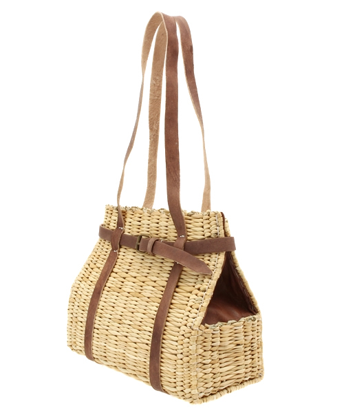 Kastane（カスタネ）の「【Kastane】スクエアショルダーバスケット（かごバッグ・レディース・ライトベージュ・FREE）」の2枚目の写真