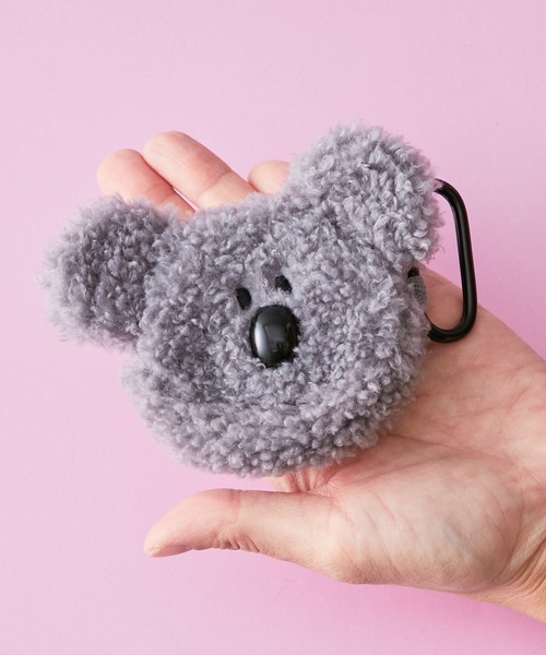 BIRTHDAY BAR(バースデイバー)の「ROMANE AirPods用ポーチ リトルペーパー デジタルアクセサリー(ヘッドフォン/イヤホン・レディース・グレー/ホワイト・フリー)」の5枚目の写真