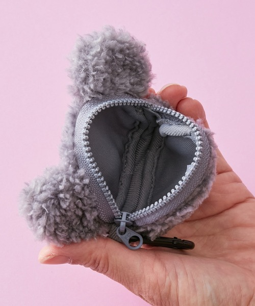 BIRTHDAY BAR(バースデイバー)の「ROMANE AirPods用ポーチ リトルペーパー デジタルアクセサリー(ヘッドフォン/イヤホン・レディース・グレー/ホワイト・フリー)」の6枚目の写真