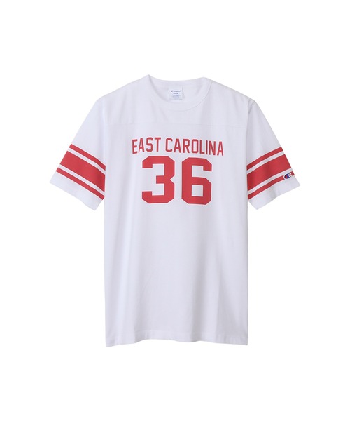 Champion(チャンピオン)の「【Champion/チャンピオン】メンズ ベーシック ショートスリーブTシャツ(Tシャツ/カットソー・メンズ・ブルー系その他/ホワイト/ベージュ系その他4/グレー・MEDIUM/LARGE/X-LARGE)」の1枚目の写真