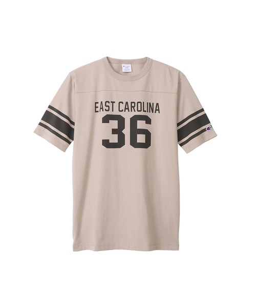 Champion(チャンピオン)の「【Champion/チャンピオン】メンズ ベーシック ショートスリーブTシャツ(Tシャツ/カットソー・メンズ・ブルー系その他/ホワイト/ベージュ系その他4/グレー・MEDIUM/LARGE/X-LARGE)」の3枚目の写真