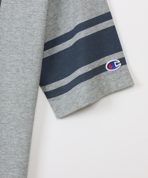 Champion(チャンピオン)の「【Champion/チャンピオン】メンズ ベーシック ショートスリーブTシャツ(Tシャツ/カットソー・メンズ・ブルー系その他/ホワイト/ベージュ系その他4/グレー・MEDIUM/LARGE/X-LARGE)」の11枚目の写真
