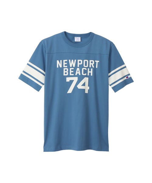 Champion(チャンピオン)の「【Champion/チャンピオン】メンズ ベーシック ショートスリーブTシャツ(Tシャツ/カットソー・メンズ・ブルー系その他/ホワイト/ベージュ系その他4/グレー・MEDIUM/LARGE/X-LARGE)」の7枚目の写真