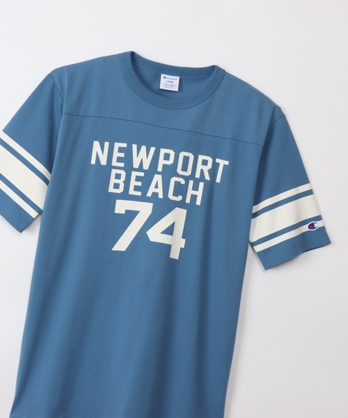 Champion(チャンピオン)の「【Champion/チャンピオン】メンズ ベーシック ショートスリーブTシャツ(Tシャツ/カットソー・メンズ・ブルー系その他/ホワイト/ベージュ系その他4/グレー・MEDIUM/LARGE/X-LARGE)」の18枚目の写真