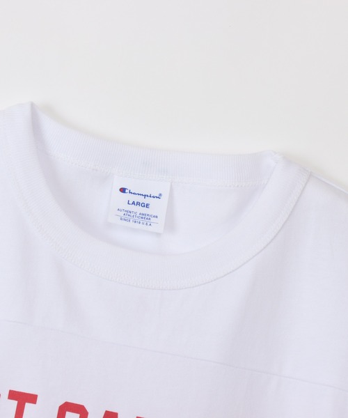 Champion(チャンピオン)の「【Champion/チャンピオン】メンズ ベーシック ショートスリーブTシャツ(Tシャツ/カットソー・メンズ・ブルー系その他/ホワイト/ベージュ系その他4/グレー・MEDIUM/LARGE/X-LARGE)」の8枚目の写真